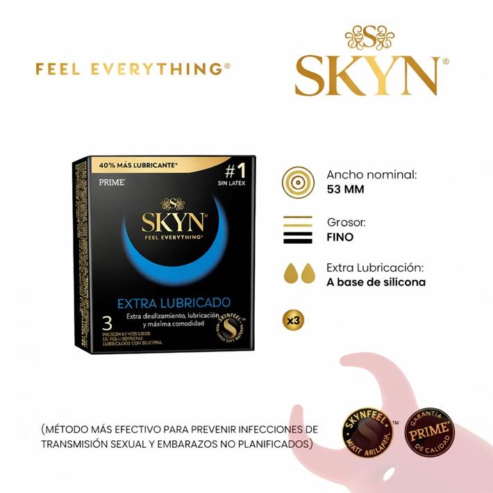 Preservativos Skyn Extra Lubricados
